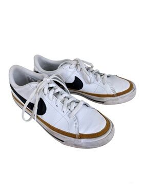 Nike Boys Court Legacy DA5380-102 White Casual Sneakers Tennis Shoes Size 4Y